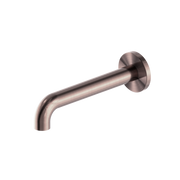Nero Mecca Wall Basin/Bath Spout Brushed Bronze