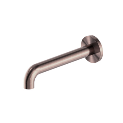 Nero Mecca Wall Basin/Bath Spout Brushed Bronze