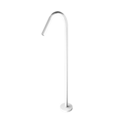 Nero Freestanding Bath Spout Only Matte White