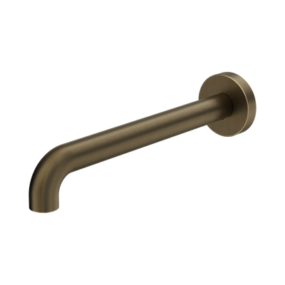 Nero Mecca Basin/Bath Spout Only 230mm II Tumbled Antique Brass