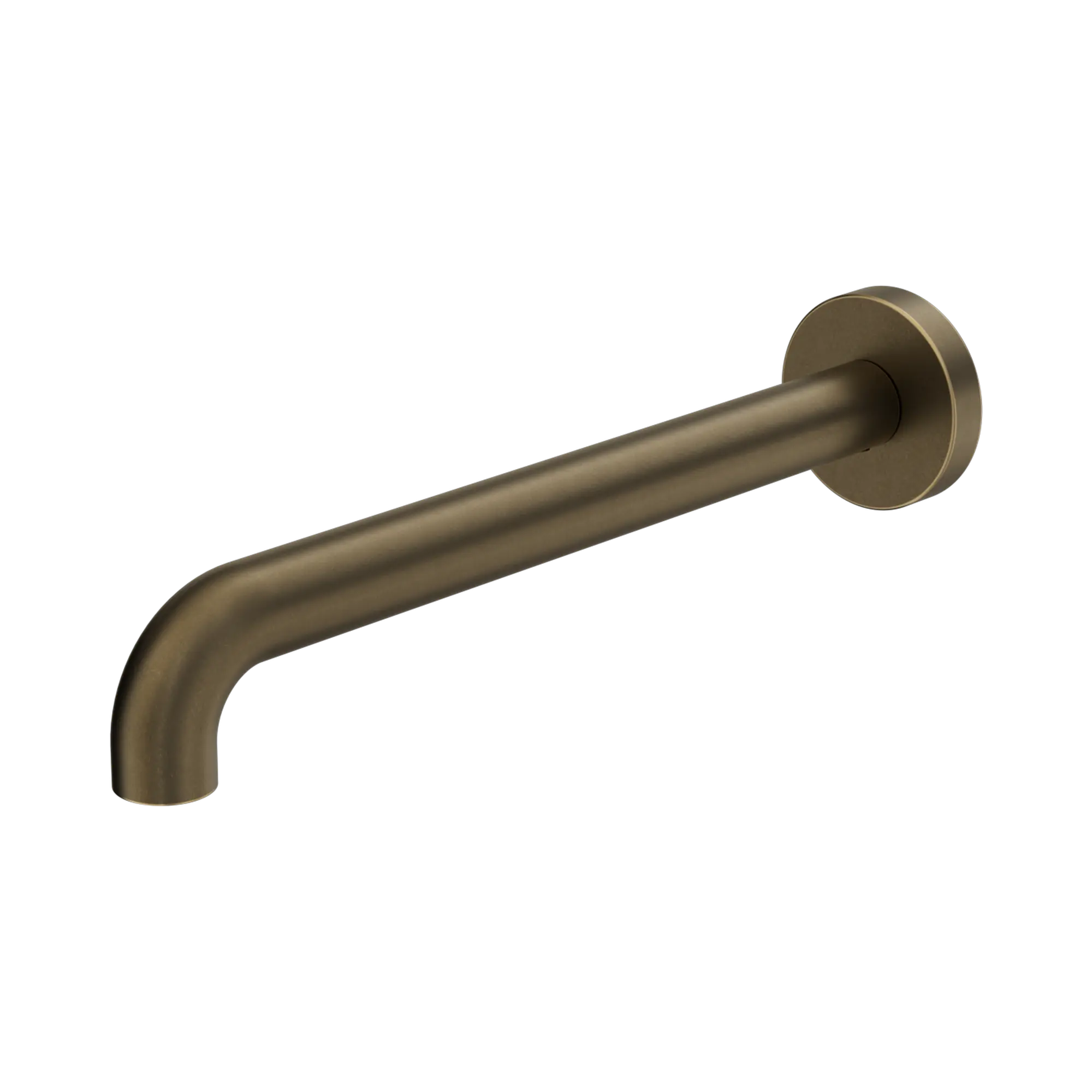 Nero Mecca Basin/Bath Spout Only 260mm II Tumbled Antique Brass