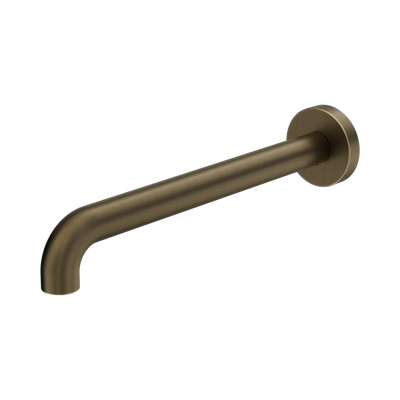 Nero Mecca Basin/Bath Spout Only 260mm II Tumbled Antique Brass
