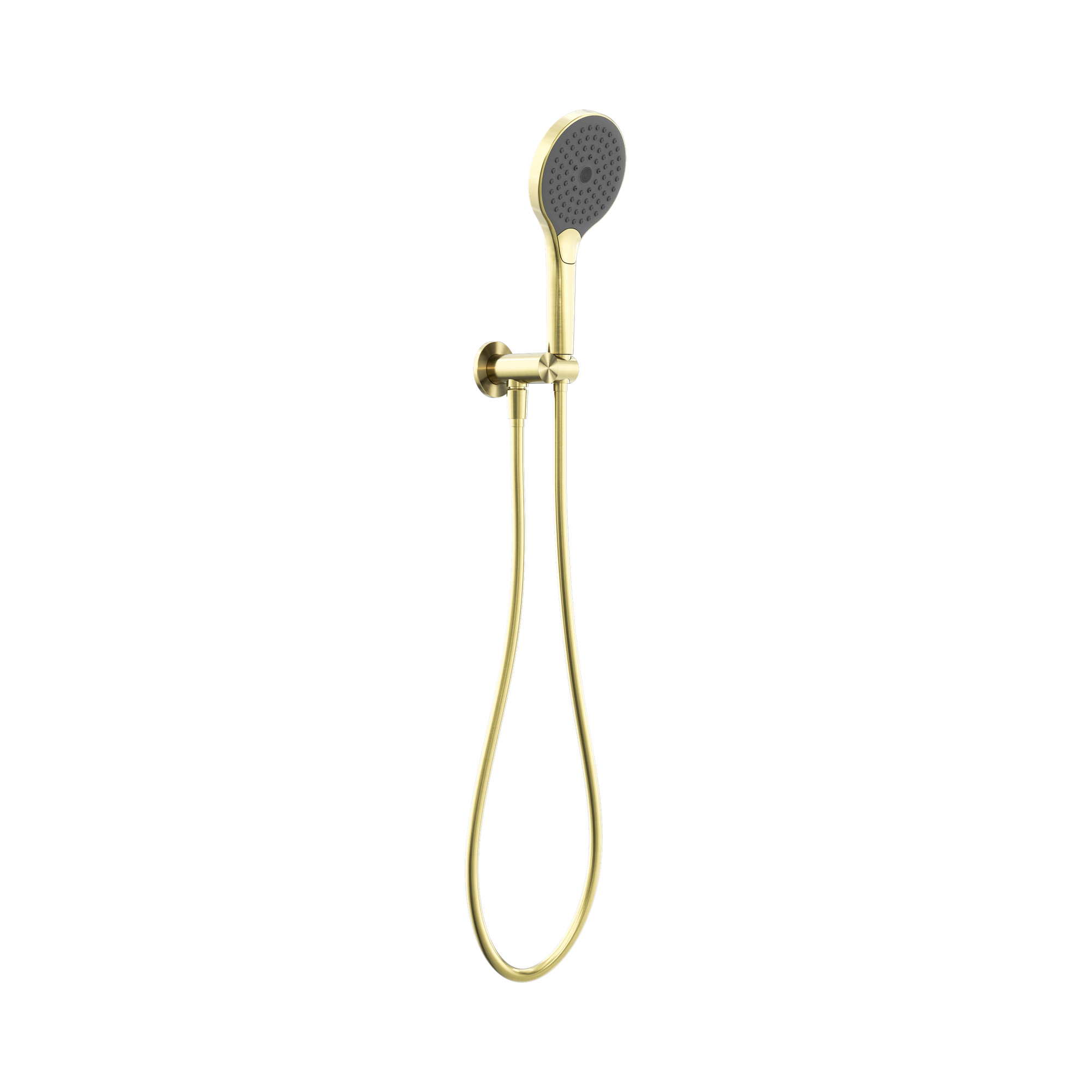 Nero Mecca Shower On Bracket With Air Shower II Brushed Gold