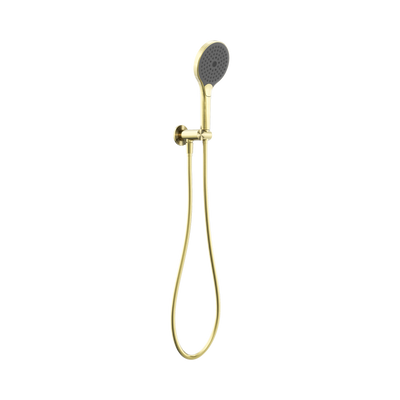 Nero Mecca Shower On Bracket With Air Shower II Brushed Gold