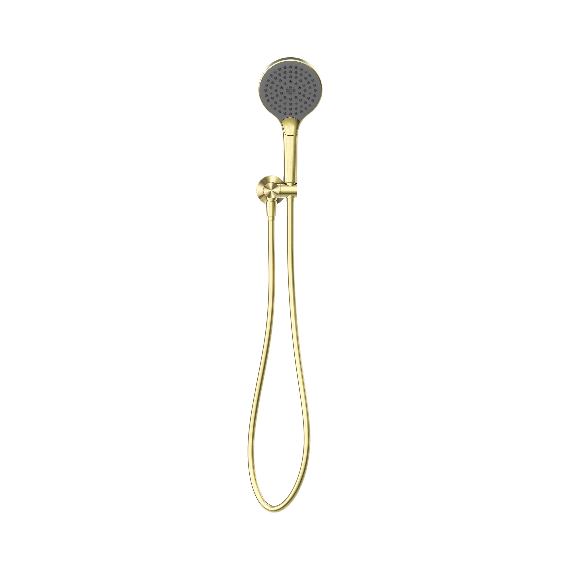 Nero Mecca Shower On Bracket With Air Shower II Brushed Gold