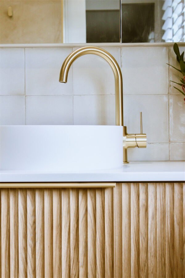 Nero Mecca Kitchen Mixer Brushed Gold