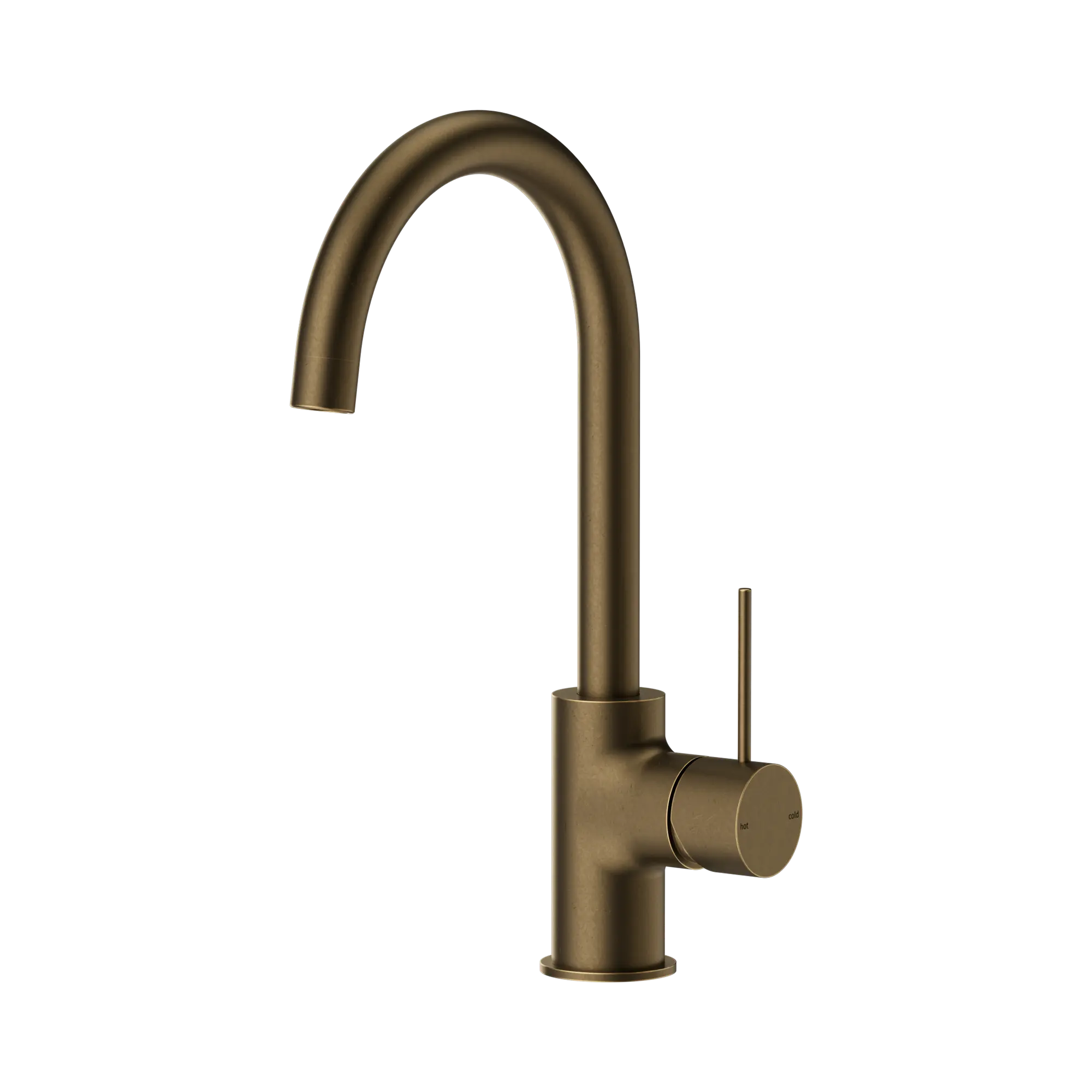 Nero Mecca Kitchen Mixer Tumbled Antique Brass