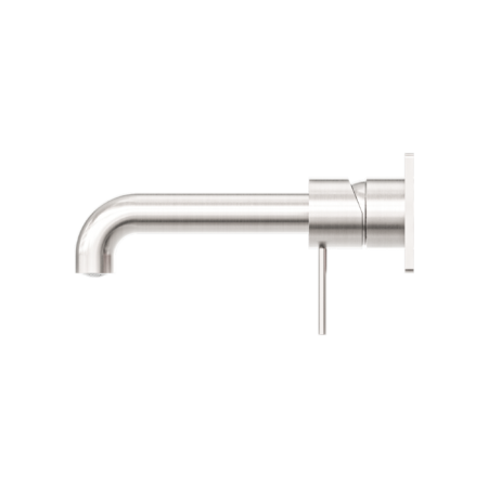 Mecca Wall Basin/Bath Mixer Brushed Nickel