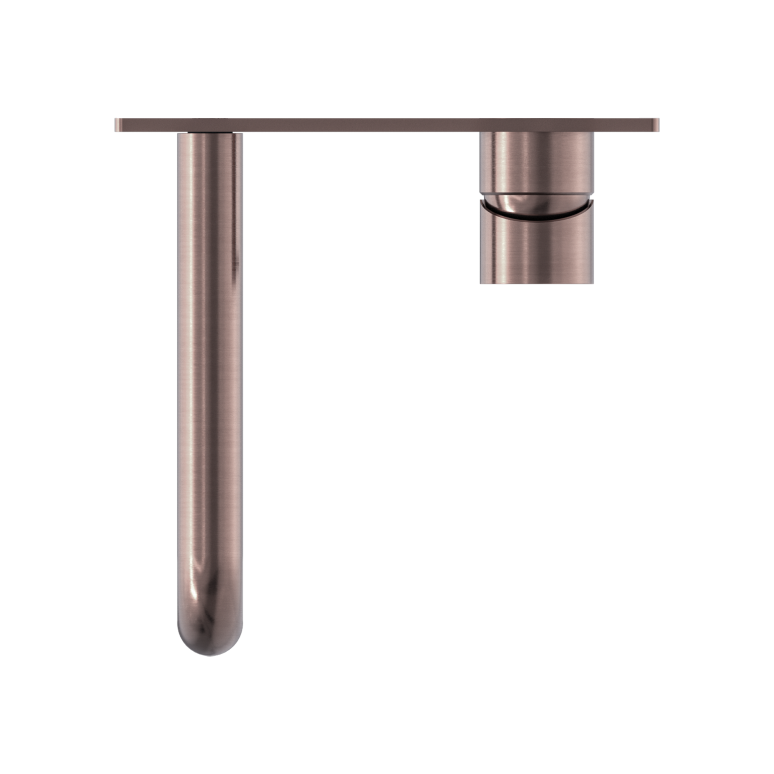 Nero Mecca Wall Basin/Bath Mixer Brushed Bronze
