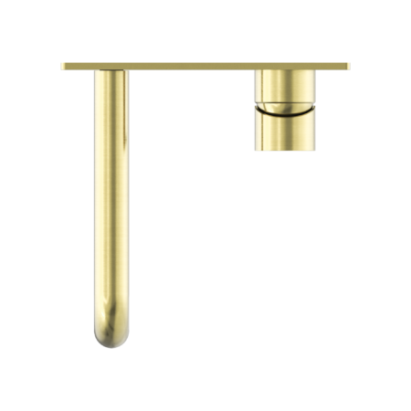 Nero Mecca Wall Basin/Bath Mixer Brushed Gold