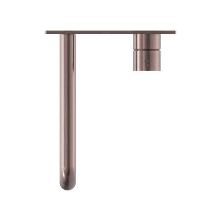 Nero Mecca Wall Basin/Bath Mixer Handle Up Brushed Bronze