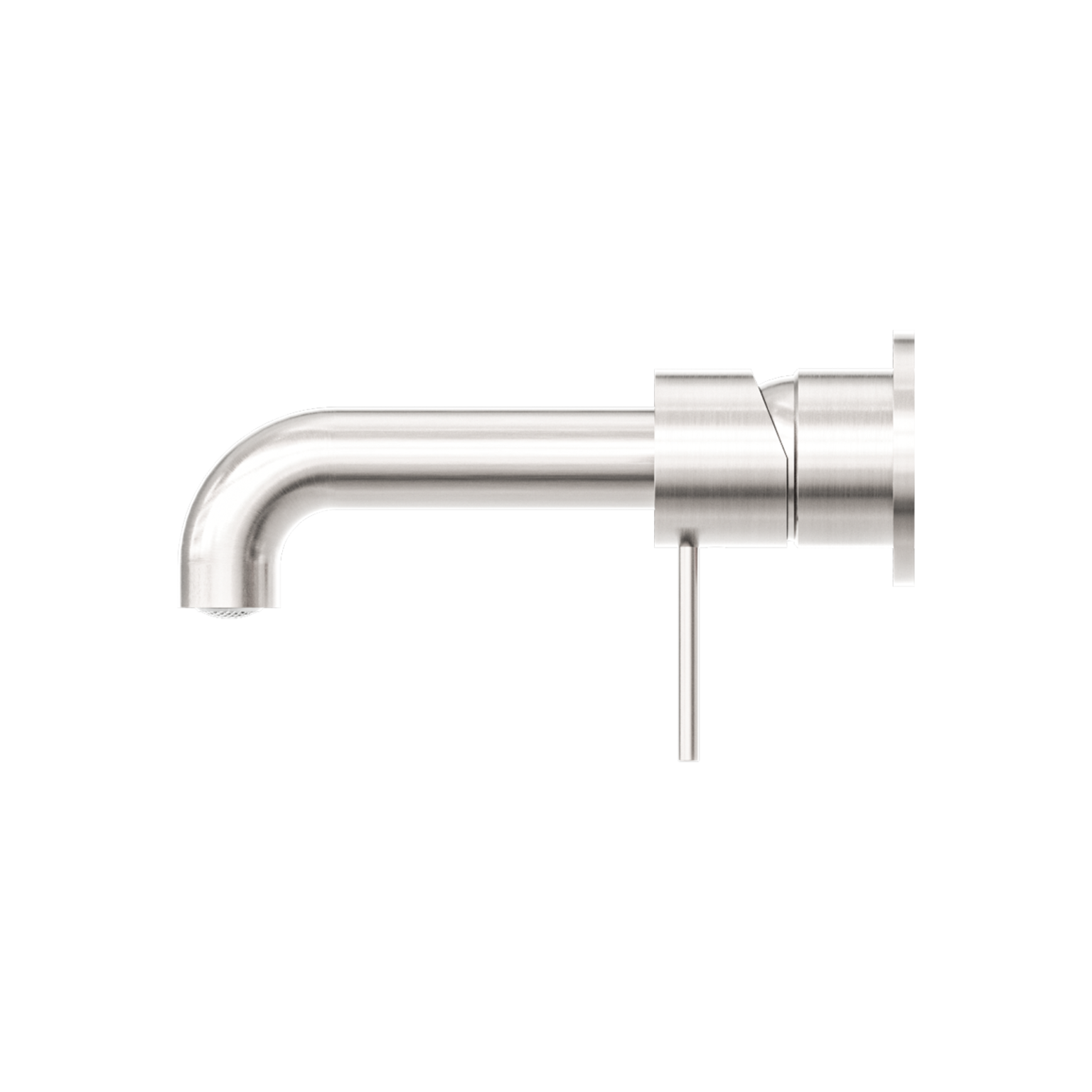Nero Mecca Wall Basin/Bath Mixer Brushed Nickel