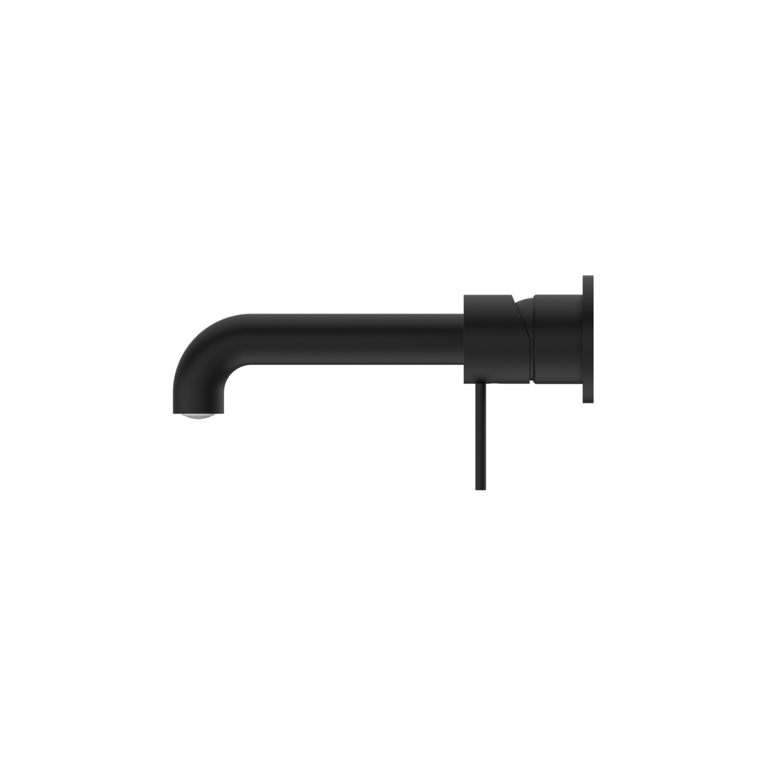 Nero Mecca Wall Basin/Bath Mixer Matte Black
