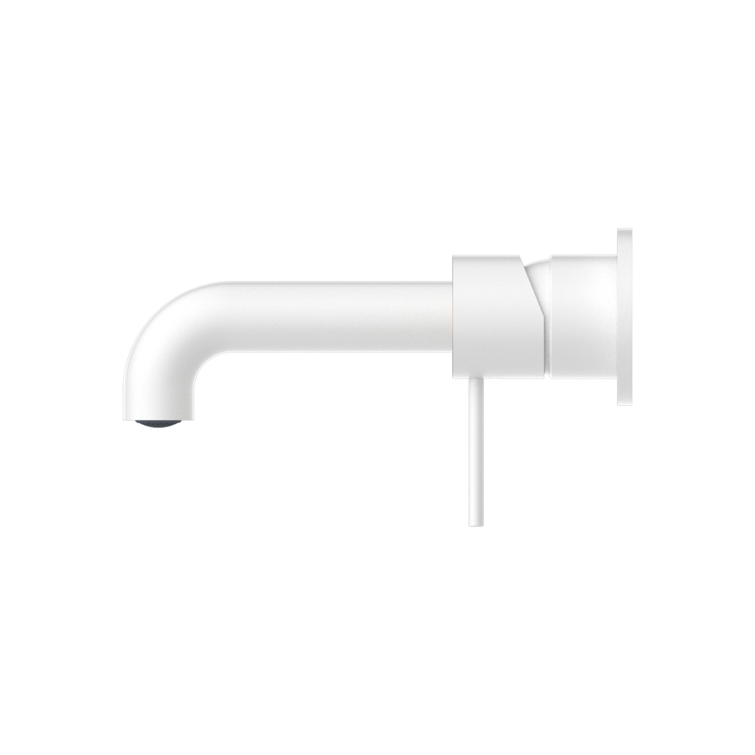 Nero Mecca Wall Basin/Bath Mixer Matte White
