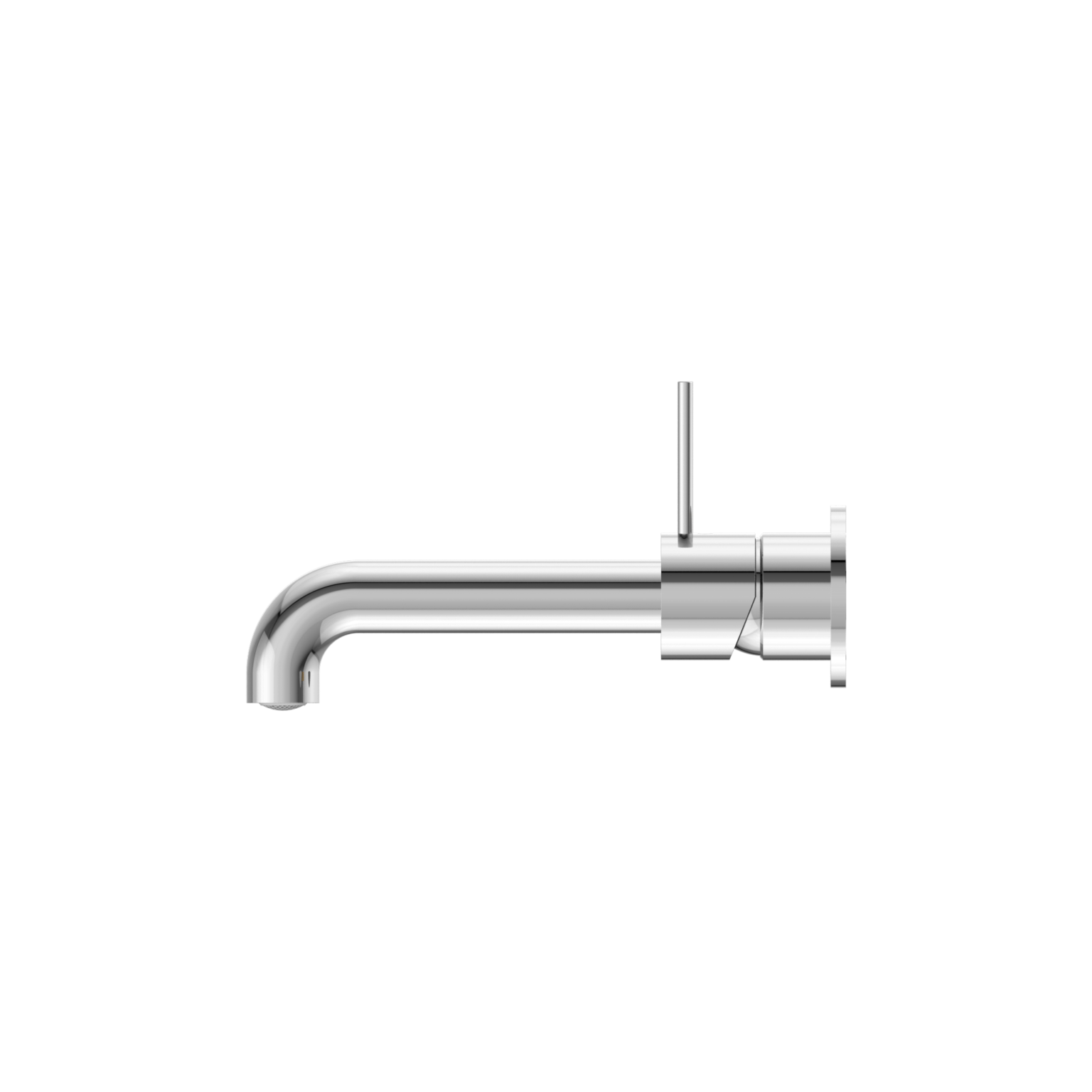 Nero Mecca Wall Basin/Bath Mixer Handle Up Chrome