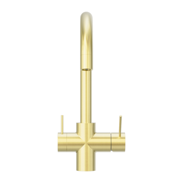 Nero Mecca 3 Way Filtered Mixer Tap Brushed Gold (NR221907eBG)