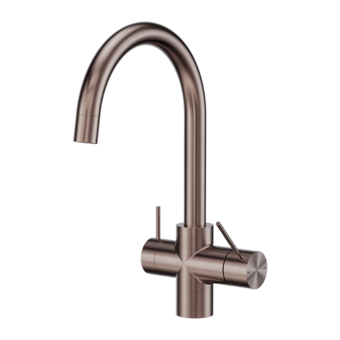 Nero Mecca 3 Way Filtered Mixer Tap Brushed Bronze (NR221907eBZ)