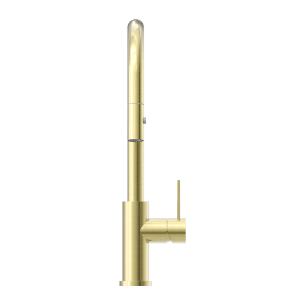 Nero Mecca Kitchen Mixer with Spray Brushed Gold