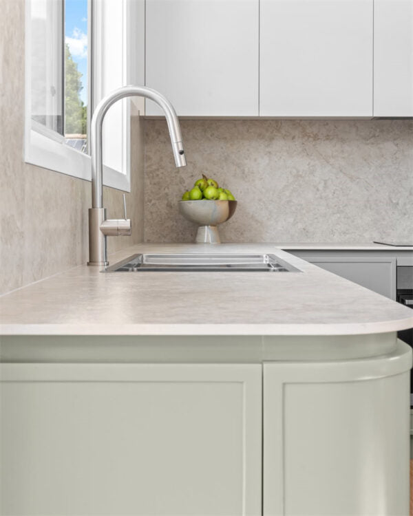 Nero Mecca Kitchen Mixer with Spray Brushed Nickel