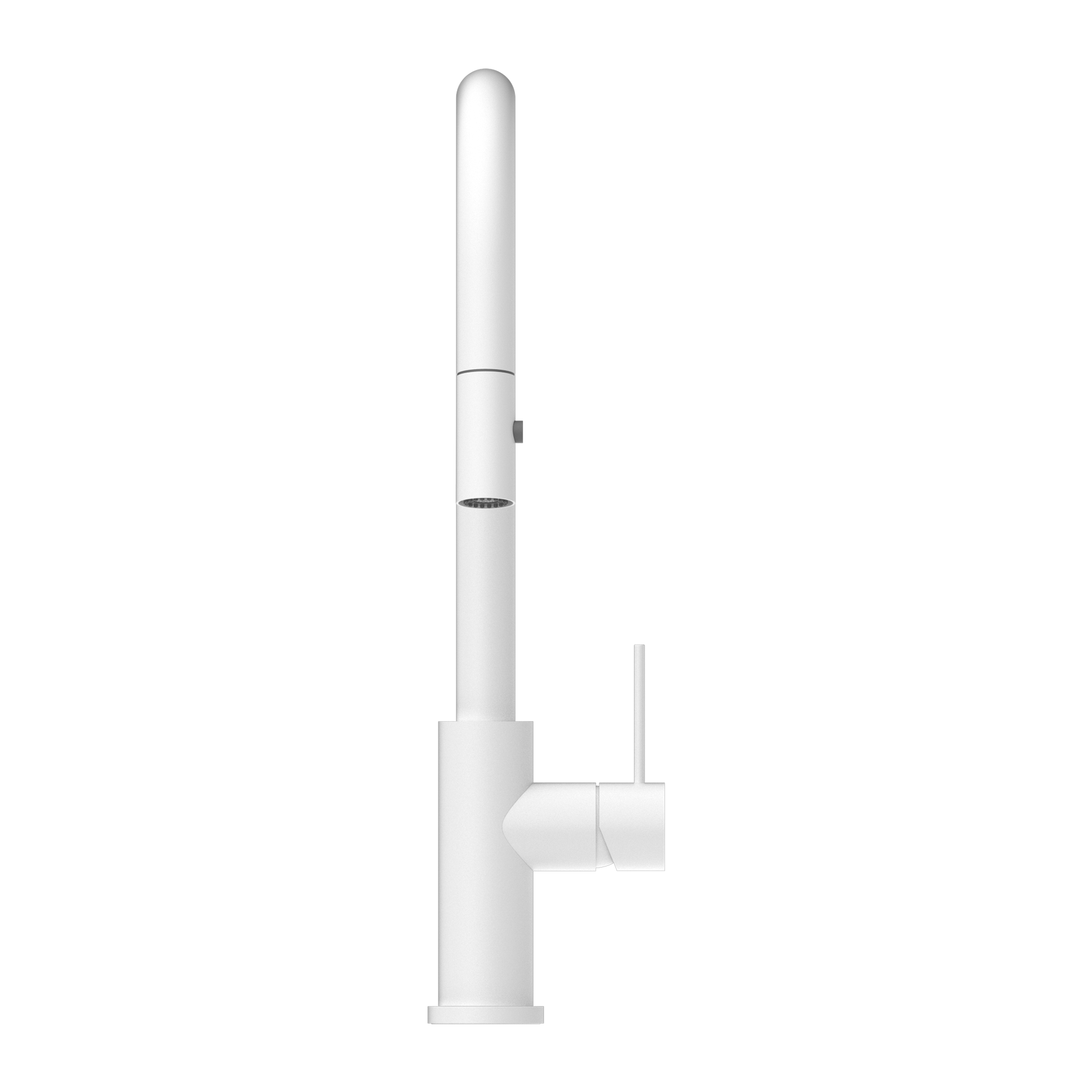 Nero Mecca Kitchen Mixer with Spray Matte White