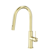 Nero Mecca Smart Sensor Pull Out Kitchen Mixer Brushed Gold