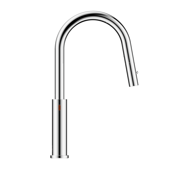 Nero Mecca Smart Sensor Pull Out Kitchen Mixer Chrome