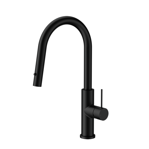 Nero  Mecca Smart Sensor Pull Out Kitchen Mixer Matte Black