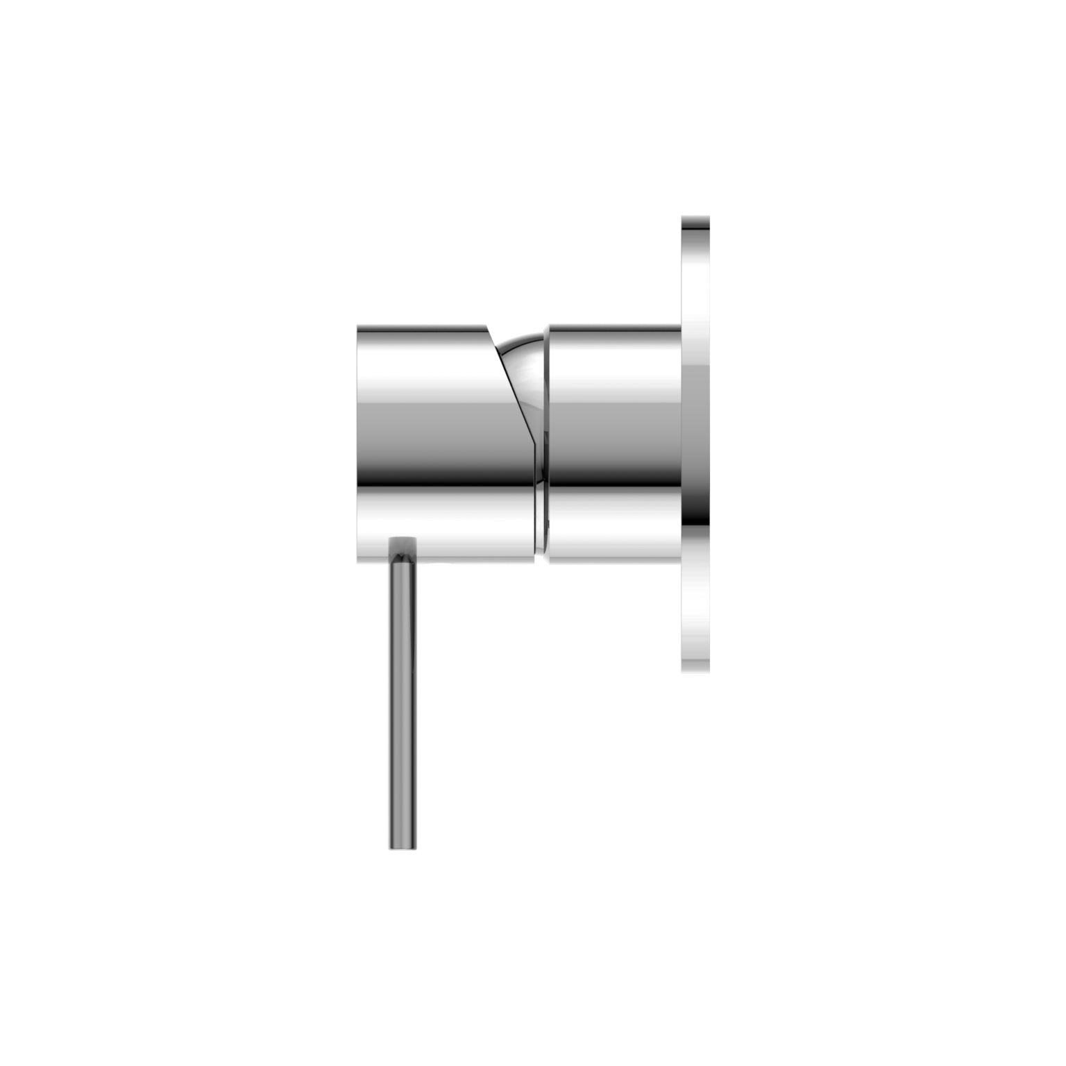 Nero Mecca Shower / Basin Wall Mixer 80mm Plate Chrome