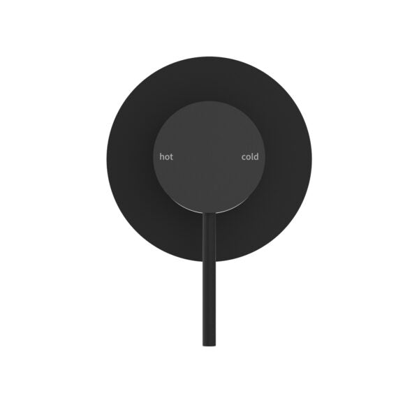 Nero Mecca Shower / Basin Wall Mixer 80mm Plate Matte Black