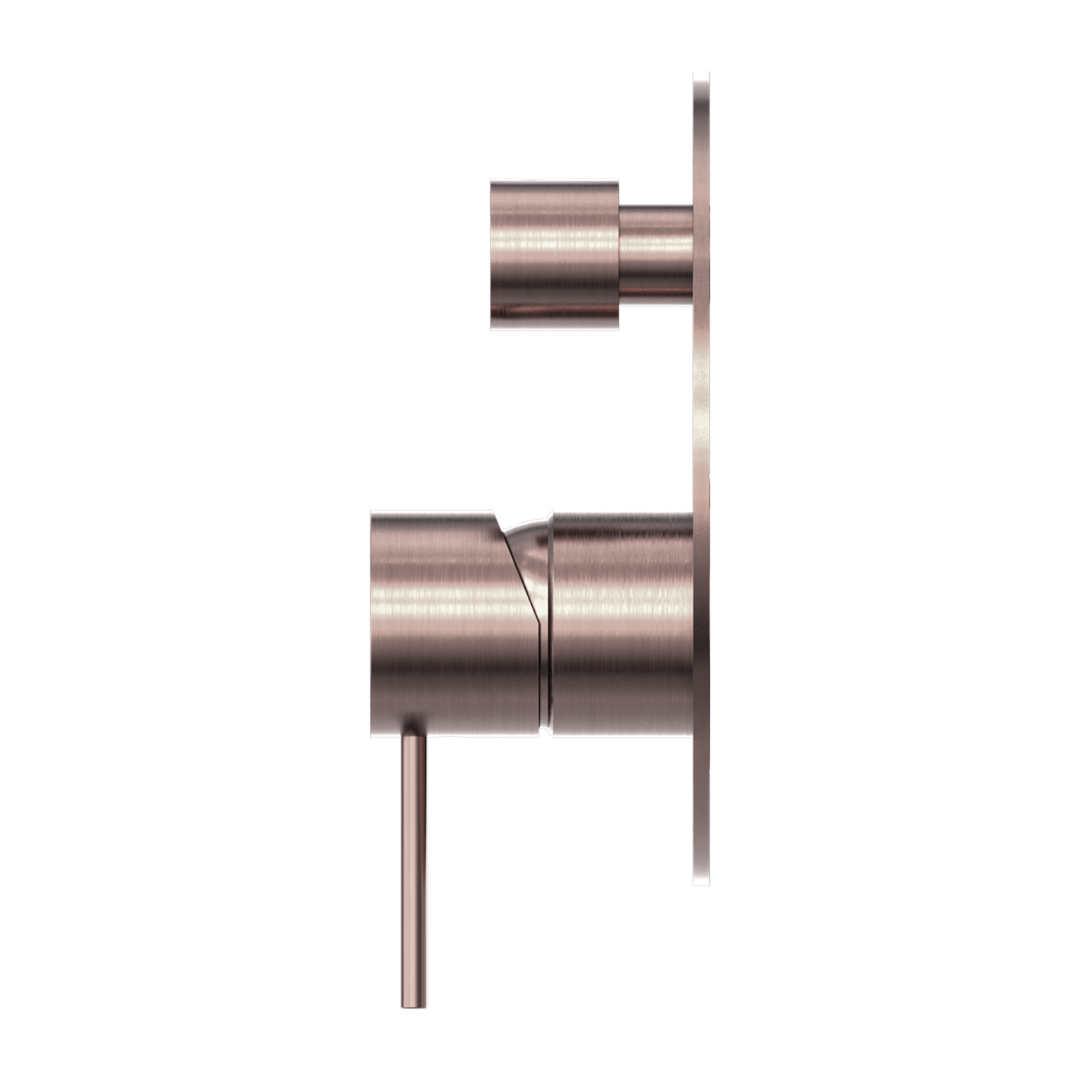 Nero Mecca Shower Mixer With Diverter Brushed Bronze