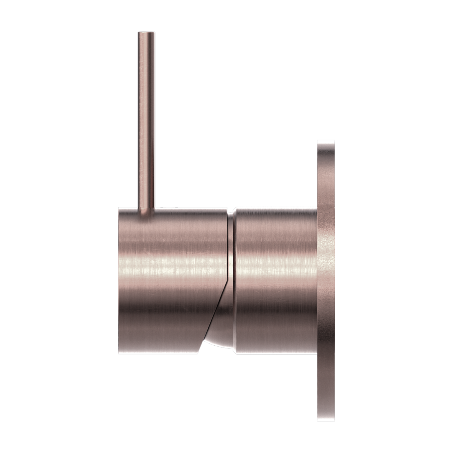 Nero Mecca Shower / Basin Mixer 80mm Plate Handle Up Brushed Bronze