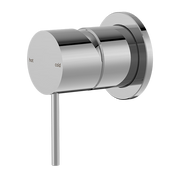 Nero Mecca Shower / Basin Wall Mixer 60mm Plate Chrome