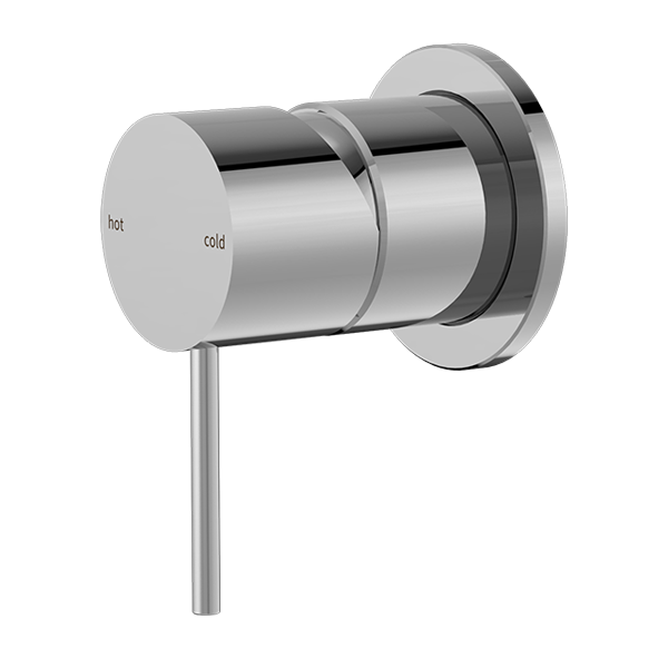 Nero Mecca Shower / Basin Wall Mixer 60mm Plate Chrome