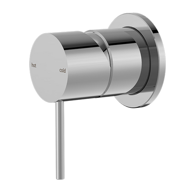 Nero Mecca Shower / Basin Wall Mixer 60mm Plate Chrome