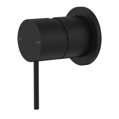 Nero Mecca Shower / Basin Wall Mixer 60mm Plate Matte Black