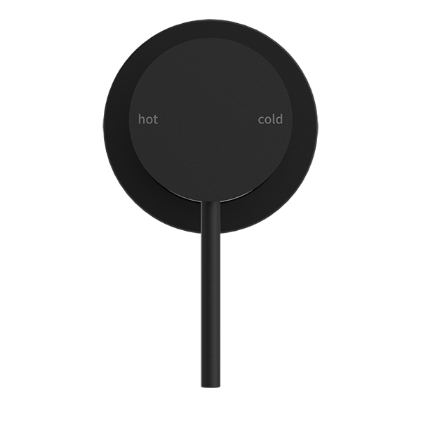 Nero Mecca Shower / Basin Wall Mixer 60mm Plate Matte Black