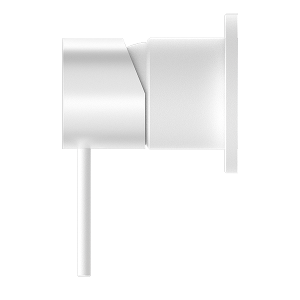 Nero Mecca Shower / Basin Wall Mixer 60mm Plate Matte White