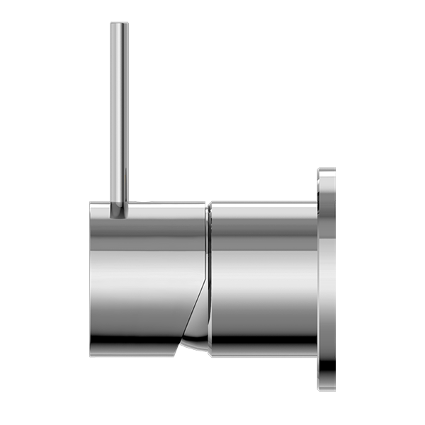 Nero Mecca Shower / Basin Wall Mixer 60mm Plate Handle Up Chrome