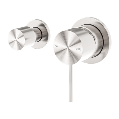 Nero Mecca Shower Mixer With Horizontal 2 Way Diverter Brushed NIckel