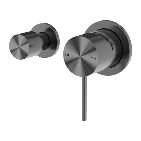 Nero Mecca Shower Mixer With Horizontal 2 Way Diverter Gun Metal