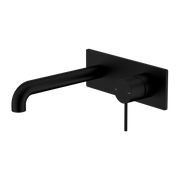 Nero Mecca Wall Basin/Bath Mixer Matte Black