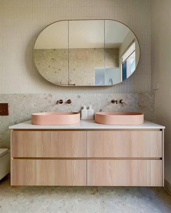 Nero Mecca Wall Basin/Bath Mixer Brushed Bronze