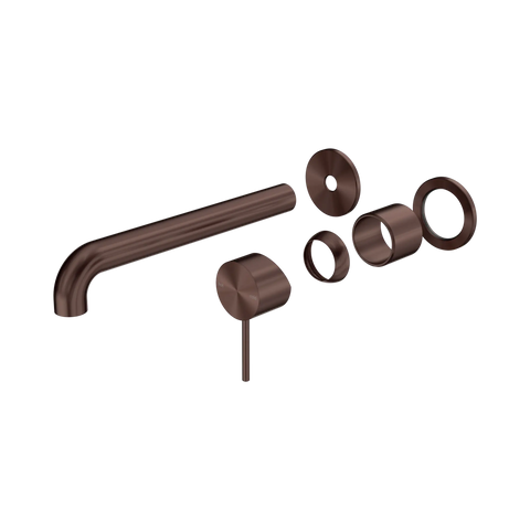 Nero Mecca Wall Basin/Bath Mixer Separate Back Plate 230mm Trim Kit Only Rome Bronze