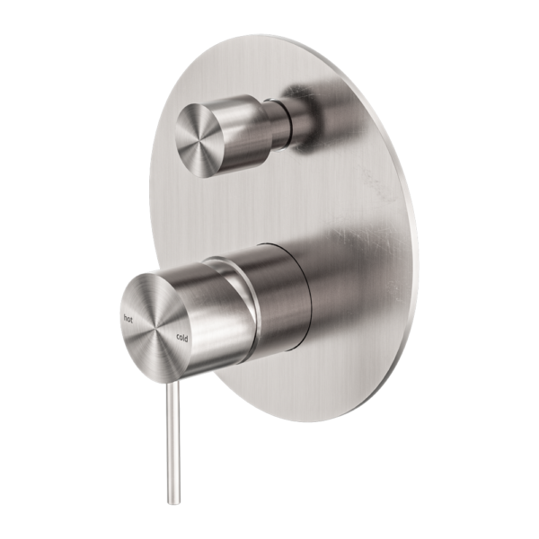 Nero Mecca Shower Mixer with Divertor Brushed Nickel