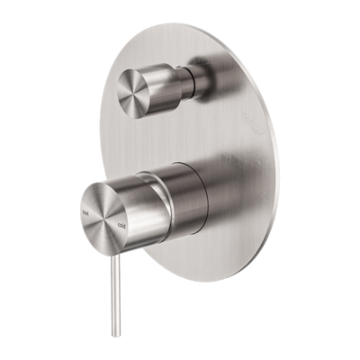 Nero Mecca Shower Mixer with Divertor Brushed Nickel