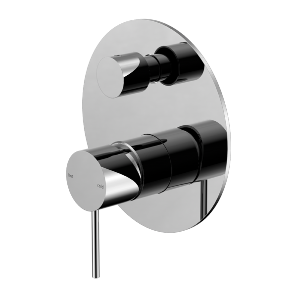 Nero Mecca Shower Mixer with Divertor Chrome