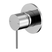 Nero Mecca Shower / Basin Wall Mixer 80mm Plate Chrome