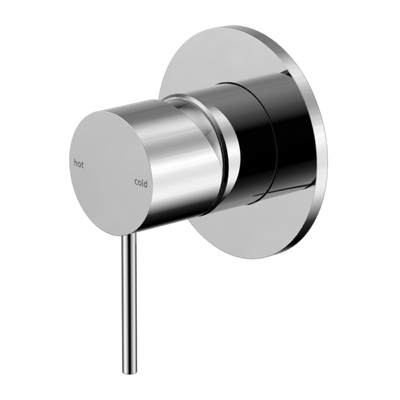 Nero Mecca Shower / Basin Wall Mixer 80mm Plate Chrome