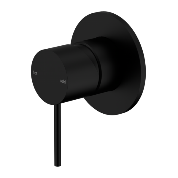 Nero Mecca Shower / Basin Wall Mixer 80mm Plate Matte Black