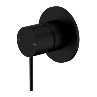 Nero Mecca Shower / Basin Wall Mixer 80mm Plate Matte Black